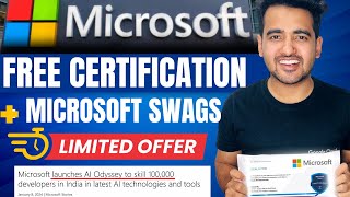 Microsoft Free Courses Certification in NEW YEAR 💥 Microsoft AI Odyssey Certification 2024 [upl. by Curran]