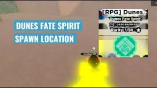 Dunes Fate Spirit spawn location  Shindo Life  ROBLOX [upl. by Bonny]