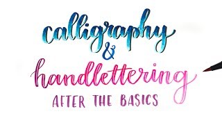 How To Calligraphy amp Handlettering  Blending Colors Stylizing amp More [upl. by Rother665]