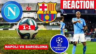 Napoli vs FC Barcelona 11 Live UEFA Champions League UCL Football Match Score Highlights Vivo [upl. by Garvy]