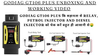 Godiag GT100 Plus24v to 12v ConvertorUnboxing and working Video with Extra Features godiag [upl. by Irvine393]