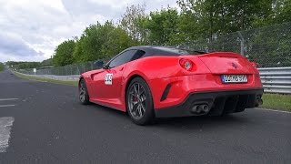 Ferrari 599 GTO  INSANE Downshifts amp Accelerations [upl. by Yenots]