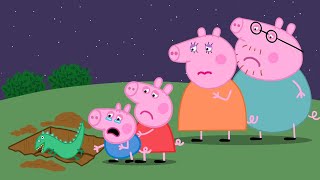 Goodbye Mr Dinosaur George Pig  Peppa Pig Funny Animation [upl. by Ninel]