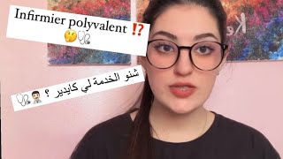 شنو هي ممرض متعدد التخصصات infirmier polyvalent 👨🏻‍⚕️ 🩺 [upl. by Oirottiv108]