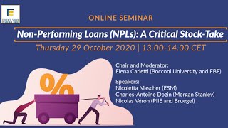 Nonperforming loans NPLs a critical stocktake [upl. by Enellij689]