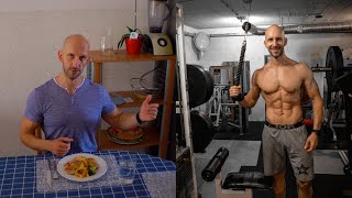 Full Day of Eating 2500 kcal Fatloss Meal plan with Arm Workout [upl. by Cayla782]