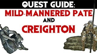 Dark Souls 2 Quest Guide MildMannered Pate and Creighton [upl. by Marbut]