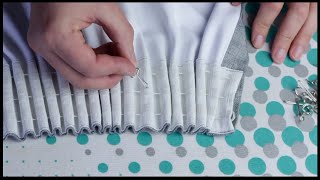 How to Hang Pencil Pleat Curtains  Step by Step Guide [upl. by Alemat]