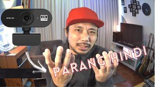 SULIT BA TONG 2K RESOLUTION NA WEBCAM NA TO  PRODUCT REVIEW  TAGALOG [upl. by Eicrad]