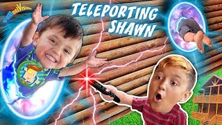 TELEPORTING SHAWN Magic Mountain Cabin House FUNnel Fam Magic Vision [upl. by Ainslie]