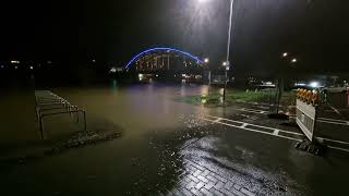 Hochwasser Rinteln Weser  231223  1813 [upl. by Eiramlirpa115]