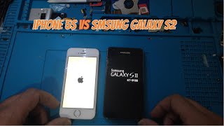 Samsung Galaxy S2 Vs iphone 5S [upl. by Metcalf188]