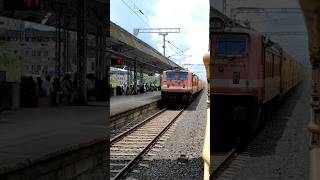 Udhna Special Fare SF Overtake Vapi Passenger at Bhilad train indianrailways [upl. by Auhs456]