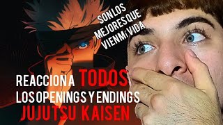 JUJUTSU KAISEN REACCION a todos los OPENINGS y ENDINGS [upl. by Eanej]