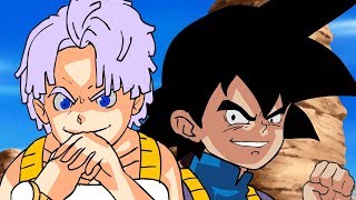 Gucci Saiyan Armor  Goten and Trunks Rap Song [upl. by Adnorahs985]