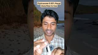 Fluticasone nasal spray uses  How to Use medicine nasalSpray nezaflowintelugu [upl. by Spiegelman]