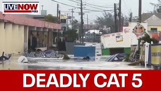 Category 5 Hurricane Beryl tracks across Caribbean one dead at least  LiveNOW from FOX [upl. by Rexanna]