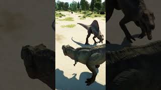 🦖BULL TREX vs TOROSAURUS in JWE2 jurassicworld jurrasicworldevolution2 jurassicpark jwe2 dino [upl. by Liahus]