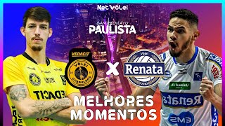 GUARULHOS vs RENATA  Melhores Momentos  SEMIFINAL Paulista Masculino 2024 [upl. by Asus352]