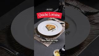 🥧 Quiche Lorraine – Món tart mặn trứ danh của nước Pháp 🇫🇷 quichelorraine cooking monngon [upl. by Anilosi]