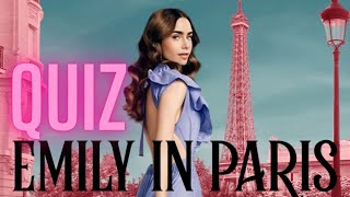 Quiz Emily In Paris   Connaissezvous bien la série Netflix [upl. by Ondrea738]