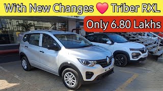 Ertiga की सबसे बडी दुश्मन 🥵 2024 Renault Triber Second Base RXL Variant Review [upl. by Adnilem305]