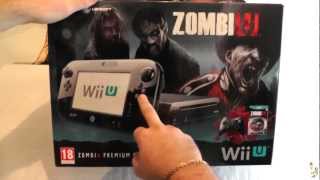 Wii U Premium Pack Zombi U Unboxing [upl. by Nalon]