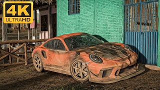 Rebuilding Porsche 911 GT3 RS  Forza Horizon 5  Steering Wheel  Shifter Gameplay [upl. by Esma134]