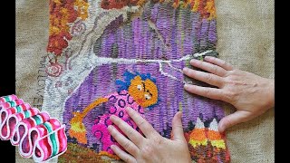 Rug Hooking Tutorial Directional Rug Hooking for Beginners [upl. by Ahsilet]