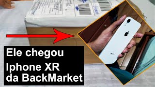 Back Market Iphone  Olha como veio o Iphone XR [upl. by Ahselak]