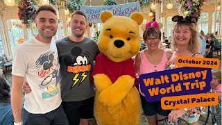 Walt Disney World Vlog  Crystal Palace  Tianas Bayou Adventure  Magic Kingdom  October 2024 [upl. by Aihsein]