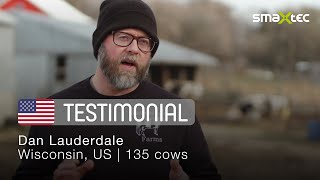 smaXtec  Testimonial  Lauderdale Farm Dan Lauderdale Wisconsin US [upl. by Ttirb]