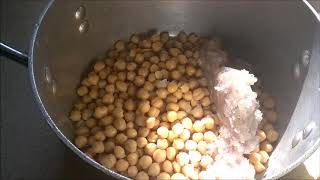 How to cook Greek Revithia Soup Chickpeas Soup  cure for constipation [upl. by Iasi855]