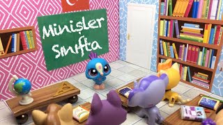 ❥ Minişler Okul Maceraları Bölüm 2  Minişler Cupcake Tv  LPS Littlest Pet Shop [upl. by Euqnimod]