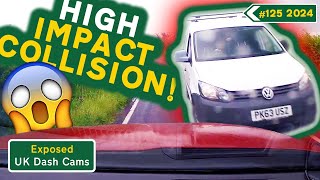 Compilation 125  2024  Exposed UK Dash Cams  Crashes Poor Drivers amp Road Rage [upl. by Kirkwood521]