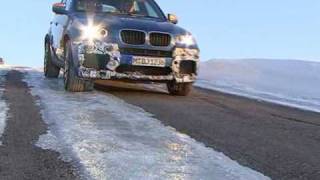 Testing of New BMW X6M and X5M in Arjeplog Sweden [upl. by Lise]