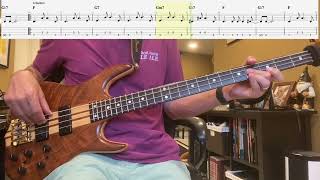 Girl From Ipanema by Antonio Carlos Jobim Isolated Bass Cover with Tab [upl. by Tommie]