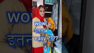 ढेर सारे कपडे organize करे फ्री में no cost diy home organization ideas no sew ideas home hacks [upl. by Orling]