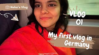 Vlog 01 in Germany  My first vlog in Germany 🇩🇪 firstvlog 2024 germany studentingermany [upl. by Cattima]