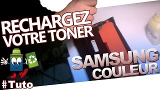 TONER Samsung couleur Comment les Recharger Facilement [upl. by Novahs674]