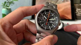 停產了的lemania 5100 機芯Tutima Military Chronograph [upl. by Erving]