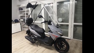 Scooter Sunroof Yapımı  MTX 125 TAVAN KABİN YAPTIM  roof shield [upl. by Tymon682]