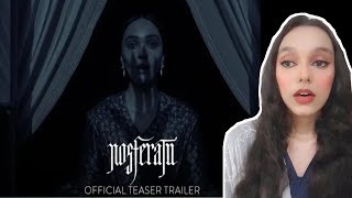 NOSFERATU official teaser trailer reaction [upl. by Enaujed]