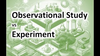 Observational Study vs Experiment [upl. by Wendi]