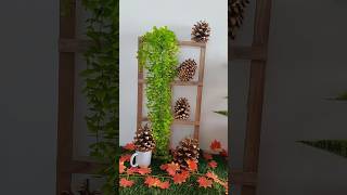 Easy Home DIY Decor with Pine ❤️ decorationideas homedecor easydiy diy diycrafts [upl. by Ariada]