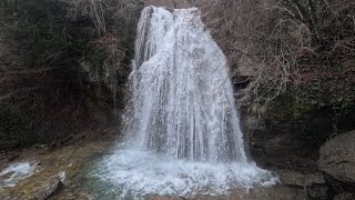 САМЫЙ МОЩНЫЙ ВОДОПАД КРЫМА Отдых в Крыму зимой  ДжурДжур Крымский Влог [upl. by Van]