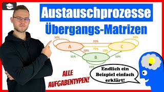 Übergangsprozesse Matrizen erklärt mit allen Aufgabentypen [upl. by Favin]