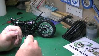 Tamiya 16 Yamaha Motocrosser YZ250  16036  eModelscouk Part 5 [upl. by Claudius]