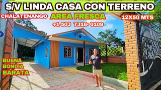 Se vende Linda Casa con terreno en Chalatenango Sueño Salvadoreño [upl. by Teik607]