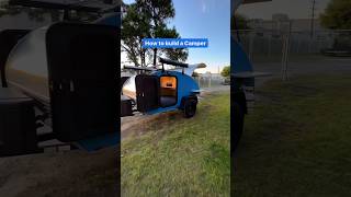 How to Build a Camper Phase 2 The Floor teardroptrailer diycamper camperbuild teardropcamper [upl. by Akemaj]